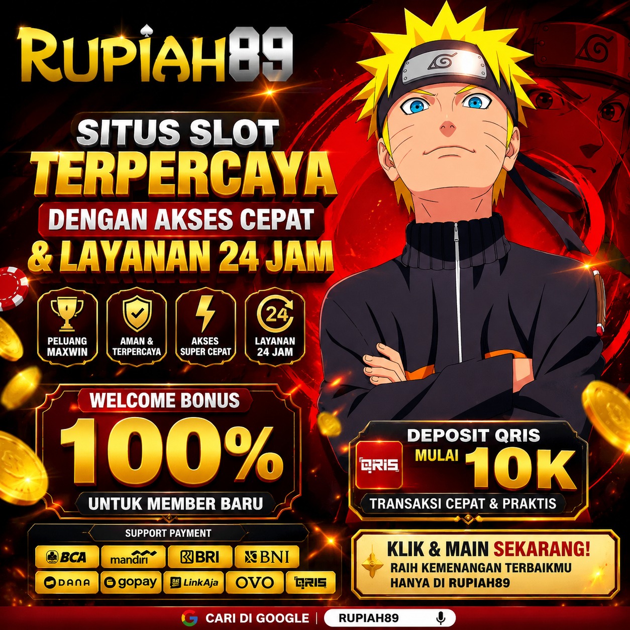 RUPIAH89 | Agustus Makin Meriah! Promo Eksklusif & Kesempatan Menang Lebih Besar